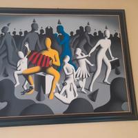 Quadro di Mark Kostabi