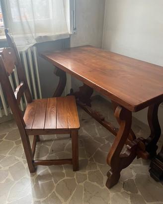 Tavolo fratino in legno massello