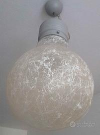 Lampadario lampadina gigante