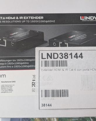 extender segnale audio video HDMI su LAN