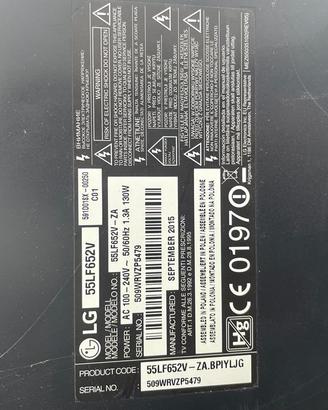 Scheda di Alimentazione per TV da 55  LG 55LF652V