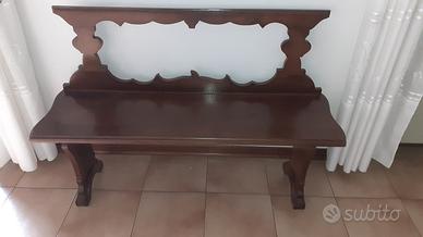 panchina in legno