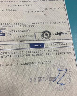 Carrello stradale per catamarano