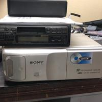 Autoradio vintage sony con caricatore  cd