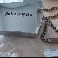 Borsa argento palm angels mini padlock
