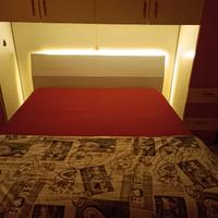 Letto a una piazza e mezzo con led