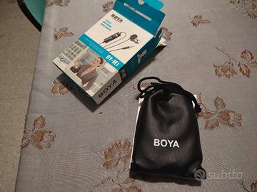Microfono Lavalier BOYA BY-M1 - NUOVO, mai usato