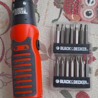 Avvitatore/Cacciavite Black & Decker con punte