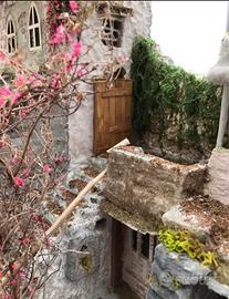 Presepe con luci(nuovo)65x40x35