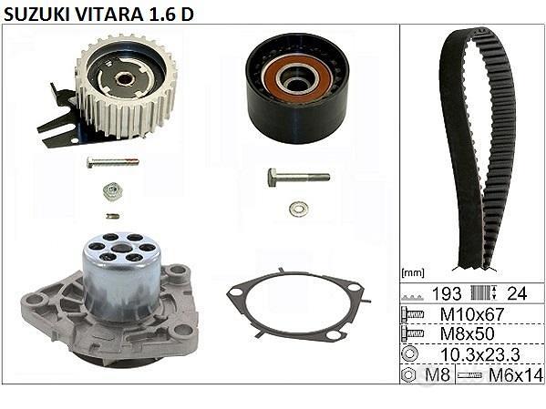 KIT DISTRIBUZIONE + P.A BREDA SUZUKI VITARA 1.6 D