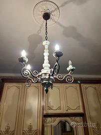 Lampadario in ceramica fatto a mano artigianale