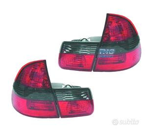 FANALI BMW E46 TOURING 98-05 ROSSO AFFUMICATO