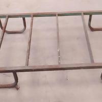 pedane ferro scatolato con carrello