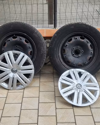 Cerchi in ferro r14 e copricerchi