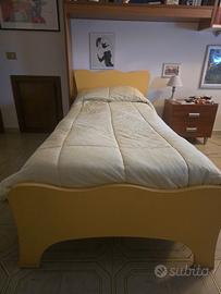 Letto singolo COMPLETO di rete e materasso