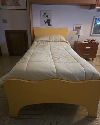 Letto singolo COMPLETO di rete e materasso