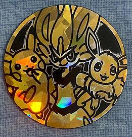 Moneta Pokemon pikachu, Eevee, Scorbunny