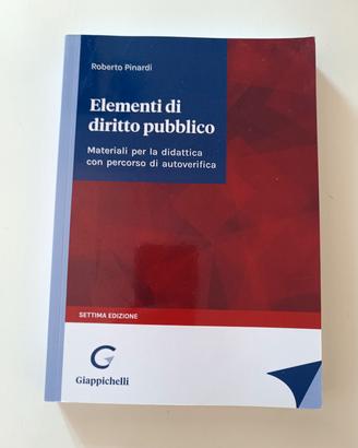 libri elementi di diritto pubblico