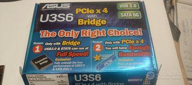 scheda PCIex USB 3.0 & SATA 6