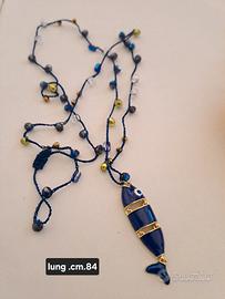 Collana perline vetro