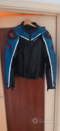 giubbotto in pelle mtech taglia 48