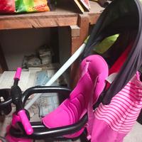 triciclo passeggino 3 in 1