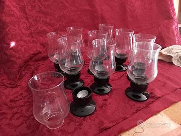 N.10 portalumini con paralume vintage