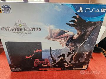 ps4 pro  monster hunter world limited edition 