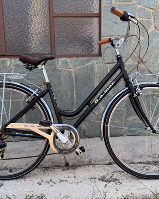 City-bike 28” alluminio con cestino