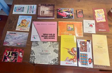 Schede telefoniche folder vuoti lotto carte sip
