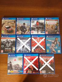 Giochi ps4 (prezzi in descrizione)
