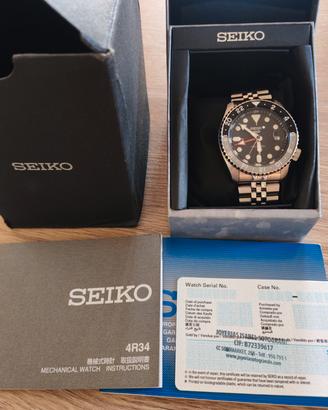 seiko gmt automatico 4R34-00A0 