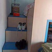 letto soppalcato con armadio