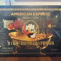 Quadro Dagobert - zio paperone american express