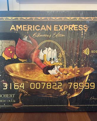 Quadro Dagobert - zio paperone american express
