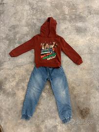 Combo 5-6 Anni: Felpa Primark + Jeans Prénatal