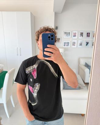 Marcelo Burlon T-shirt Snake Nera Uomo – Taglia M