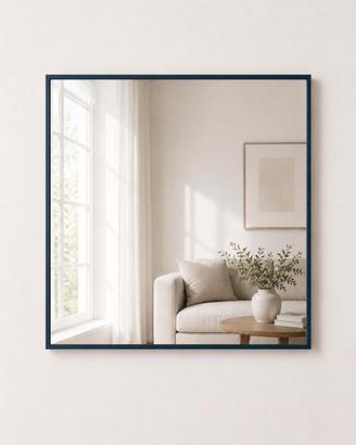 SPECCHIO quadrato da 100x100 cm. cornice in Legno