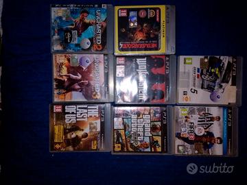 8 giochi originali ps3- 70 €. Do PS3 x 8 Giochi
