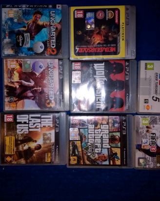 8 giochi originali ps3- 70 €. Do PS3 x 8 Giochi