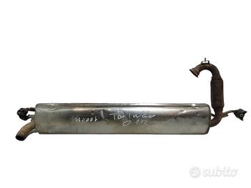 Marmitta completa di terminale scarico Renault Twi