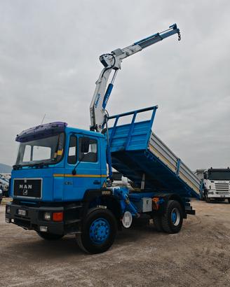 MAN 19.372 4x4 Ribaltabile con Gru Cormach