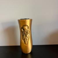 Vasetto porta orchidee in bronzo per cimitero