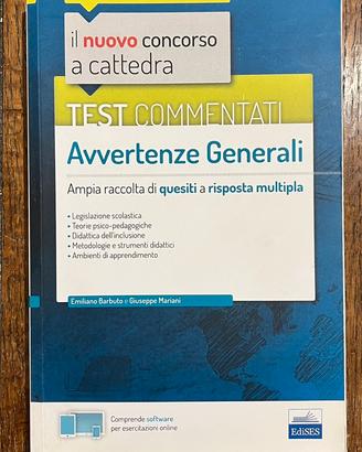 Test commentati - Avvertenze generali