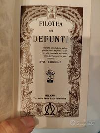 Filotea dei defunti messale antico devozionale