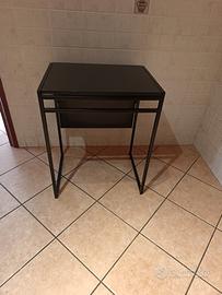 Tavolino nero allungabile Ikea
