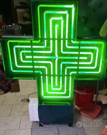 insegna luminosa FARMACIA vintage 