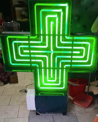 insegna luminosa FARMACIA vintage 
