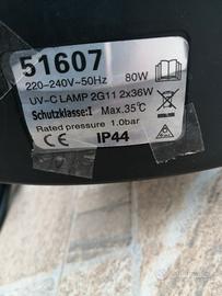 lampade uvc laghetto