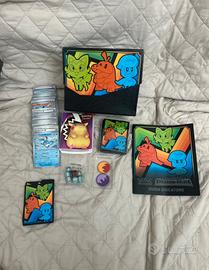 Carte pokem box scarlatto e violetto